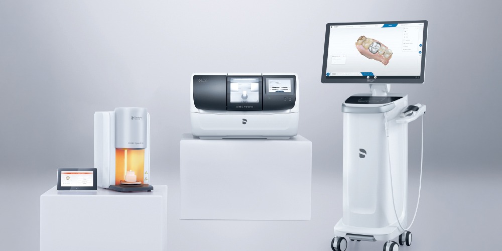 CEREC Speed Fire、Primemill、Primescanの3台